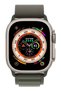 Apple Watch Ultra Straps,Women Men,Two Textile Layers Woven Loop Titanium G-Hook Sport Band for Iwatch Series 8/7/6/5/4/3/2/1/SE,Starlight,44/45/49mm - 3