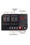 300W Power Inverter Car Charger Adapter, 12V to 220V AC Converter for Car, Travel, Home Use, USB Charging Ports for Laptop, Mobile, GPS - 3