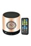 Portable Wireless Quran Speaker Gold – Compact Bluetooth Quran Audio Player with Remote Control