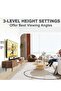 Universal Table Top TV Stand Mount - Height Adjustable Base for 27" to 65" LCD/LED TVs - 2