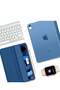 Slim Stand Case for iPad Air 13-Inch M2 (2024) - Navy Blue, Smart Shell with Touch ID Support - 6