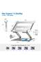 Adjustable Laptop Stand, Ergonomic Laptop Stand for Desk , Light Weight Aluminum Laptop Holder, Computer Stand Compatible with Mac MacBook Pro Air, Lenovo, HP, Dell and More 10-17.3 Inch PC - 5
