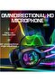X22 Over-Ear Gaming Headset with Microphone – Wired RGB Stereo Headphones for PS4, PS5, Xbox One, Xbox Series, Nintendo Switch, and PC (Black) - 2