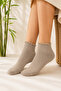 3 Pairs Bamboo Seamless Lettuce Elastic Summer Women's College Socks - 2