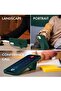 iPhone 16 Pro Green Magnetic Kickstand Case with Premium Silicone Grip, Vertical & Horizontal Hand Strap, and Multi-Stand - 2