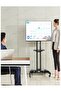 TV Stand With Lockable Wheels For 32-70 Inch TVs Black - 2