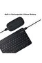 Rechargeable Bluetooth Keyboard and Mouse Combo Ultra-Slim Portable Compact Wireless Mouse Keyboard Set - 4