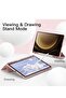 Case for Tab S9 FE 10.9-Inch with S Pen Holder - Soft TPU Tri-Fold Stand Protective Tablet Cover - 5