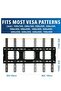 Fixed Wall Mount - Securely Mount Your 32 to 80 Inch Screen - 2