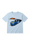 Unisex Oversize T-Shirt Raceway Printed 100% Cotton T-Shirt Comfortable Fit
