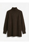 Turtleneck Oversized Women's Knitwear Tunic - 5