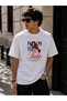 Men's Oversize Printed 100% Cotton T-shirt - 2