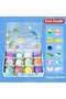 Ocean Toy Bath Salt Ball Sleeve Box Bath Bombs, 12-Pack with Surprise Spring Inside, Easter Gifts (Blue)