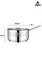 Sos Master 2-Piece Premium Cast Iron Sauce Pan & Stainless Steel Milk Pot Set - 4