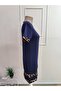 Women's short sleeve crew neck leopard stripe detail short modal dress - 5