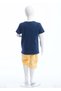 Boy's 2-Piece Printed Summer Top and Bottom Set 4-8 Years 2635 - 4
