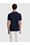 Navy Blue Slim Fit Crew Neck T-Shirt 50327858-Vr033 - 5
