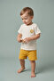 Lion Printed Baby Boy Summer 2-Piece Set Top and Bottom - 2