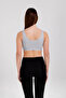 Women's Thick Strap Half Tank Tops with Pads, Pack of 3, Cotton, Flexible and Comfortable - 3