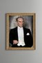 Ataturk Portrait - Vintage Patterned Painting - Fine Model