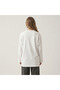 Nubarco White Oversize Wide Cut Long Sleeve 100% Cotton Summer Korean Food Printed Tshirt - 3