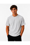3-Pack Men's T-Shirts Plain Black-Grey-Smoke - 6