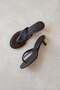 Landa Women's Heeled Leather Sandals Brown - 2