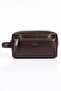 4273 100% Genuine Leather Handbag Clutch Bag Analin Brown - 2