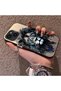 iPhone 15 Compatible Silicone Edge Hard Back Case Couple Phone Case with Lion Pattern - 2