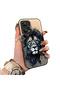 Redmi Note 12 Pro 5g Compatible Silicone Edge Hard Back Case Couple Phone Case Lion Pattern