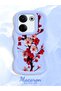 Tecno Camon 20 Pro 4g Compatible Case Camera Protector Blue Silicone Couple Phone Case Floral Pattern - 2