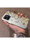 Realme Note 50 Compatible Silicone Edge Hard Back Case Couple Phone Case with Floral Pattern - 2