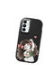 Samsung Galaxy A15 Compatible Case Camera Protector Black Silicone Couple Phone Case Girl Patterned - 3
