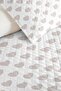 Mink Heart Young Room Single Pique Set-Minimal Modern 160X220 cm Quilted Bedspread - 3