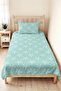 Denizyıldızı Mint Young Room Single Pique Set - Marine White 160X220 cm Quilted Bedspread - 5