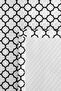 Black and White Geometric Modern Single Pique Set - Minimal Quilted Bedspread 160X220 cm - 7