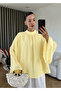 Oversize Design Blouse with Back Zipper