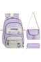 Waddell Licensed Twill Fabric Logo Cover School Backpack, Thermal Lunch Bag and Pen Holder - 2