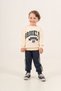3-4-5-6 Years Old Seasonal Printed Striped Boy's Suit - 6