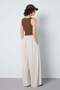 Women's Premium Modal Fabric Loose Cut Trousers Stone 31062 - 5