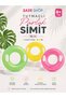 Shiny Sea Pool Ring with Handle 76 cm 3 Assorted Colors Inflatable Swimming Ring Suitable for Ages 8+ Children and Teenagers - 2