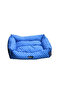 Makaron Series Rectangle Pet Bed Medium - 70x60x22cm - Soft Washable Fabric, Reversible Cushion, Non-Slip Base - Ideal for Cats & Medium Dogs