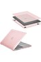 Snap-On Apple Macbook Pro 13" 2020 Transparent Hardshell Case with Keyboard Cover (Light Pink)