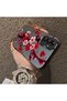 Samsung Galaxy A14 Compatible Silicone Edge Hard Back Case Couple Phone Case with Floral Pattern - 4
