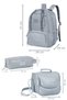 Lilac Pink 3-Piece School Bag Set, Bag, Pen Holder, Thermal Lunch Bag - 4