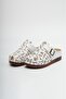 3303 Hospital Themed White Belted Anatomical Slippers