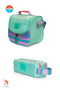 Water Green School Bag-Thermo Lunch Box - Pen Holder Set - 3