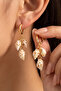 Seashell Model Gold Color Earrings