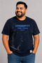 Large Size Cotton Comfortable Fit Daily Use Crew Neck Men's T-Shirt