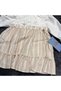 Girl's Lace Collar Dress - 100% Natural Cotton - Ecru - 6